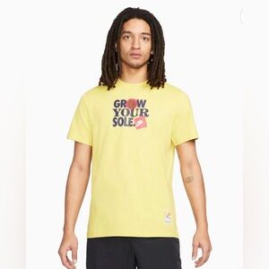 Nike Yellow 'Grow Your Sole' Men's Tee